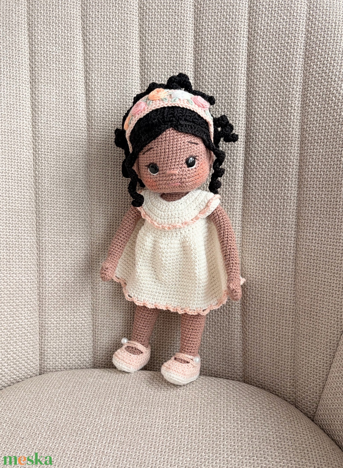 Amigurumi Lee baba - játék & sport - baba & babaház - öltöztethető baba - Meska.hu