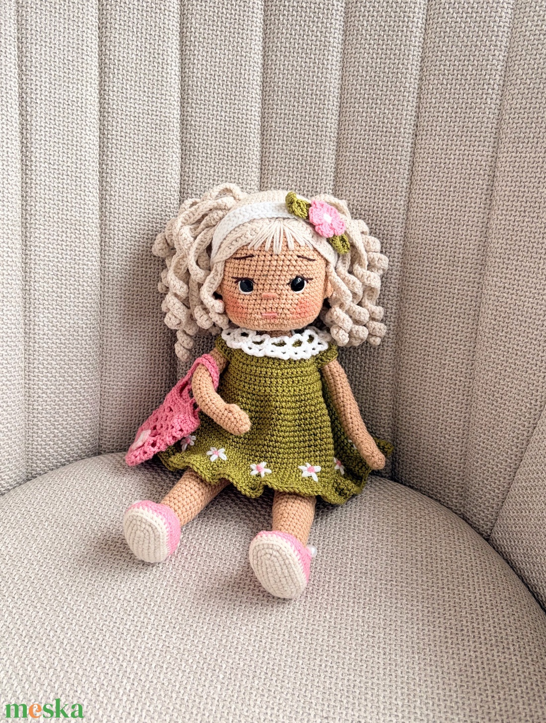 Amigurumi Kira baba - játék & sport - baba & babaház - öltöztethető baba - Meska.hu