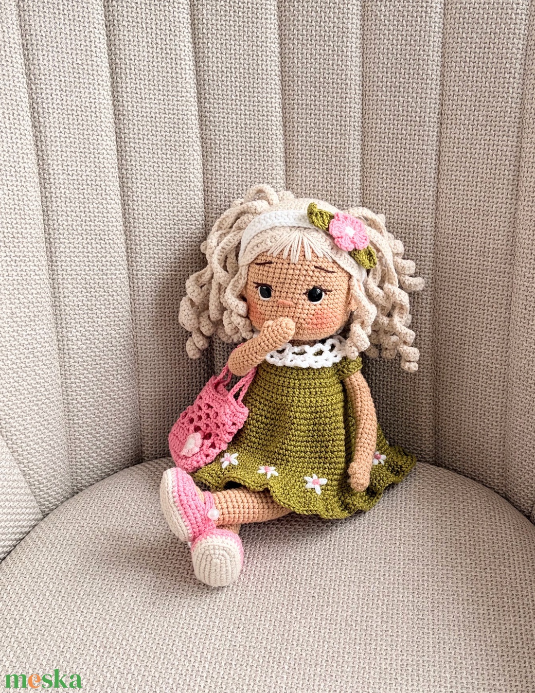 Amigurumi Kira baba - játék & sport - baba & babaház - öltöztethető baba - Meska.hu