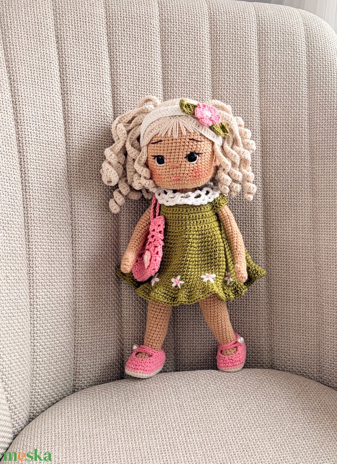 Amigurumi Kira baba - játék & sport - baba & babaház - öltöztethető baba - Meska.hu