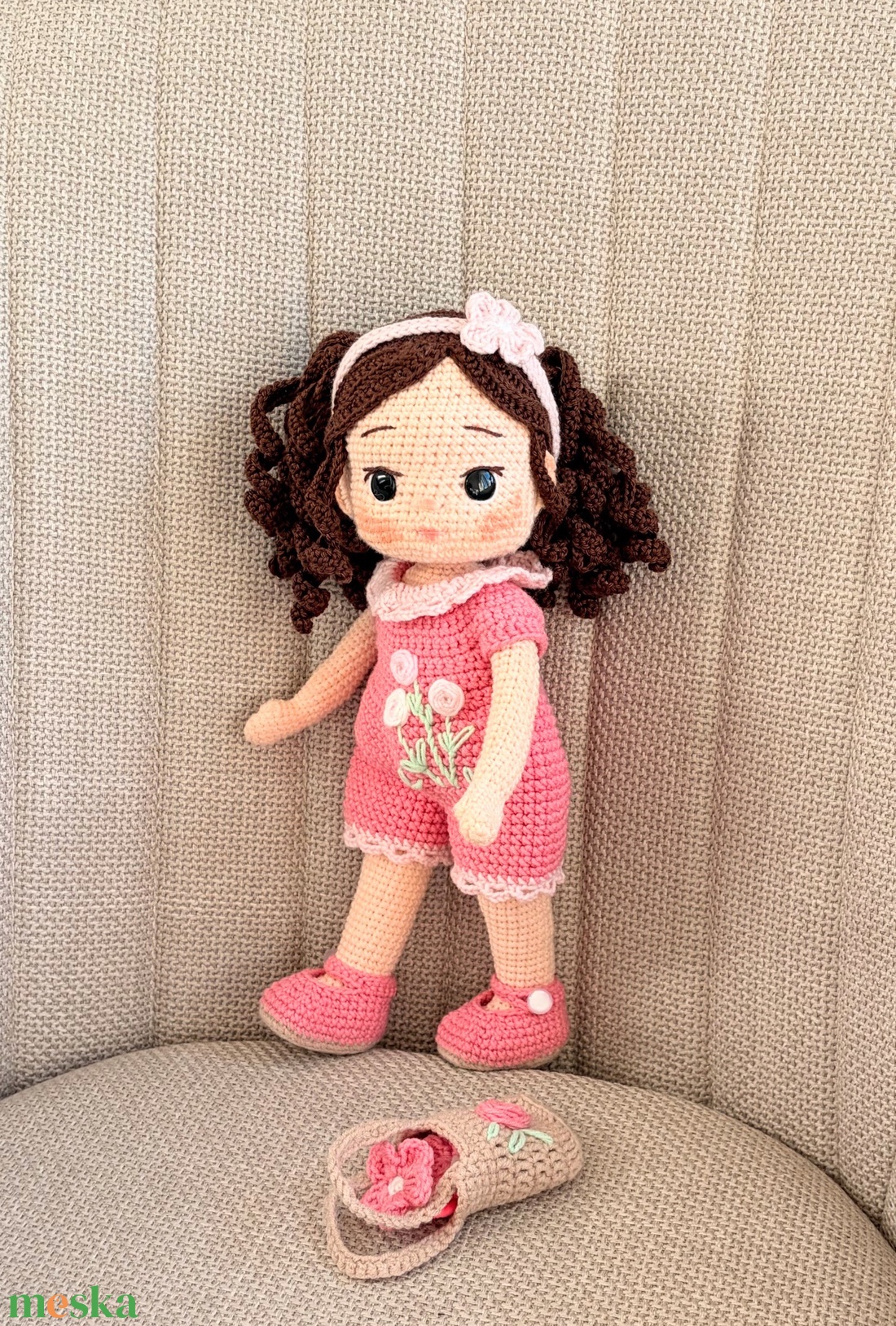 Amigurumi Lilla baba  - játék & sport - baba & babaház - öltöztethető baba - Meska.hu