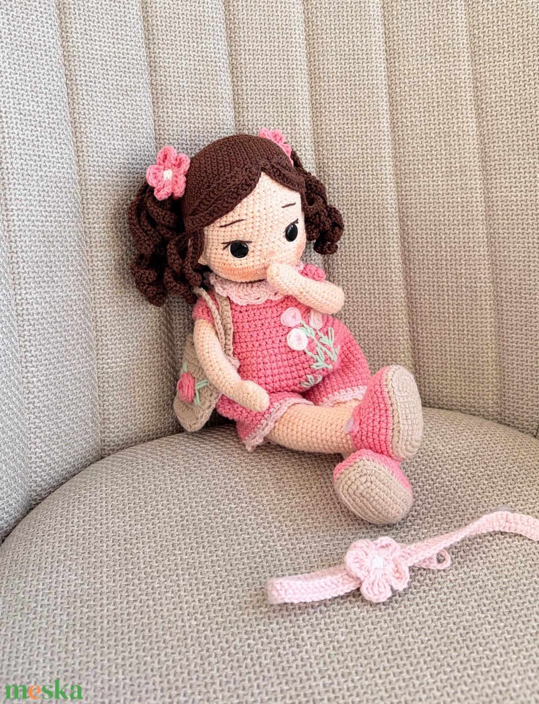 Amigurumi Lilla baba  - játék & sport - baba & babaház - öltöztethető baba - Meska.hu