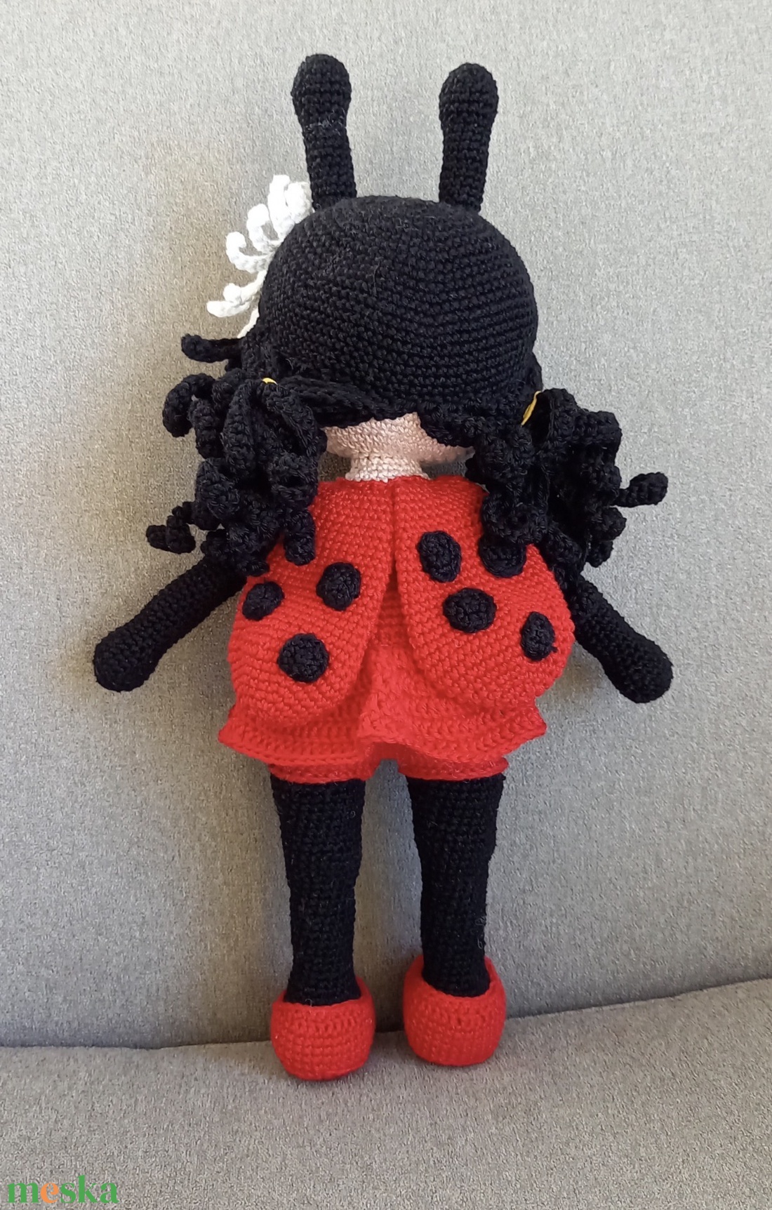 Amigurumi Horgolt Katica - játék & sport - baba & babaház - öltöztethető baba - Meska.hu