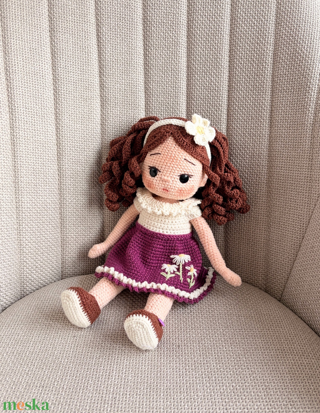 Amigurumi Lilla baba - játék & sport - baba & babaház - öltöztethető baba - Meska.hu