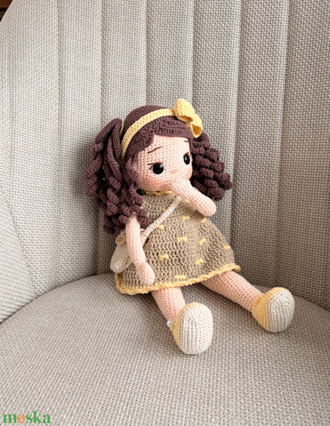 Amigurumi Shelby baba - játék & sport - baba & babaház - öltöztethető baba - Meska.hu