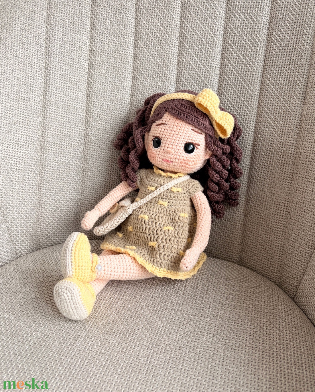 Amigurumi Shelby baba - játék & sport - baba & babaház - öltöztethető baba - Meska.hu