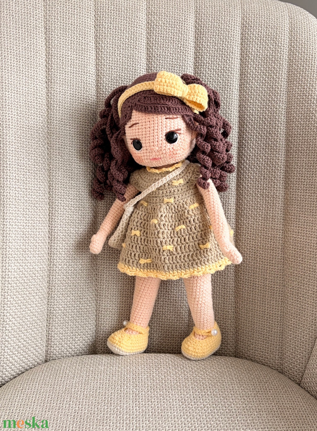 Amigurumi Shelby baba - játék & sport - baba & babaház - öltöztethető baba - Meska.hu