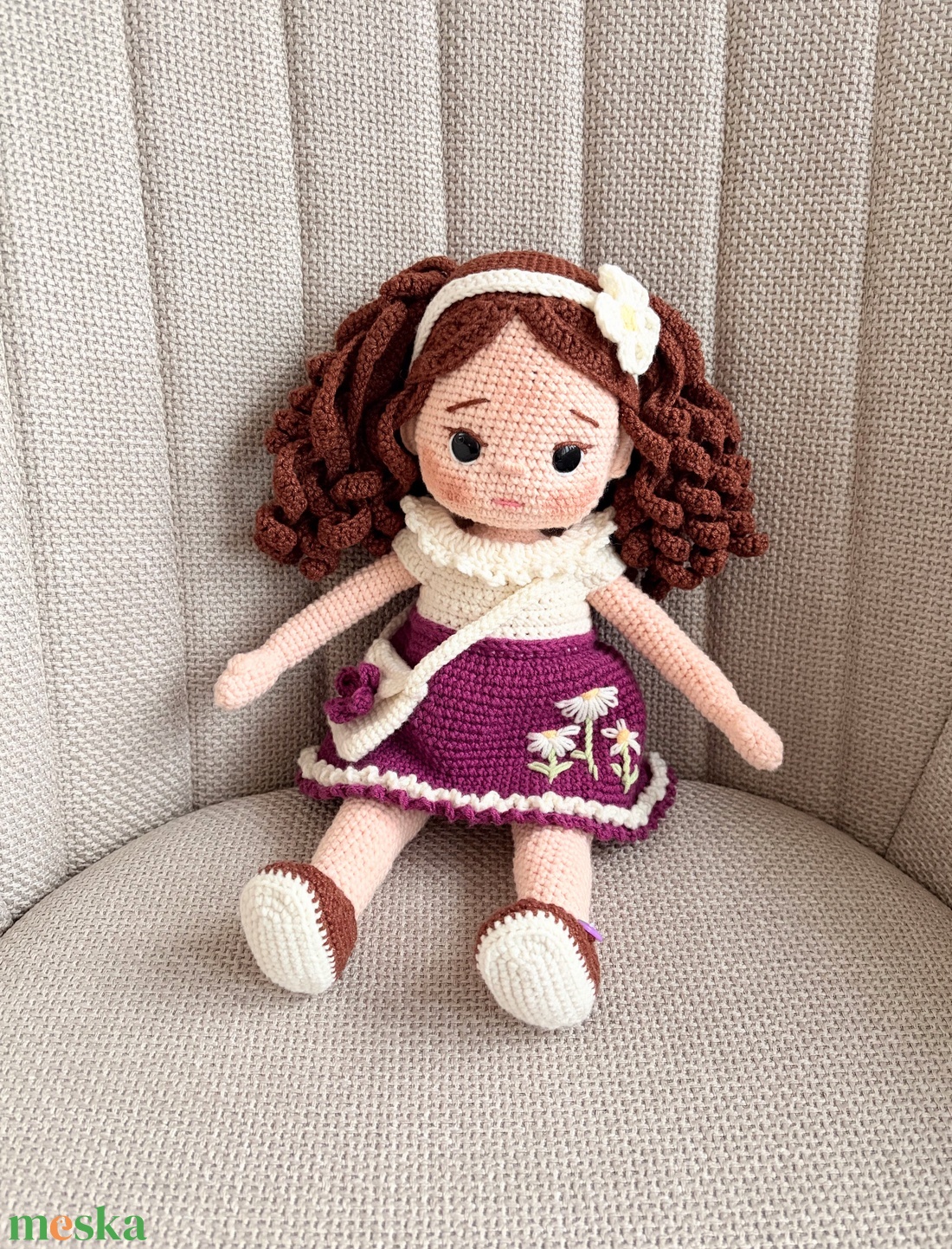 Amigurumi Lilla baba - játék & sport - baba & babaház - öltöztethető baba - Meska.hu