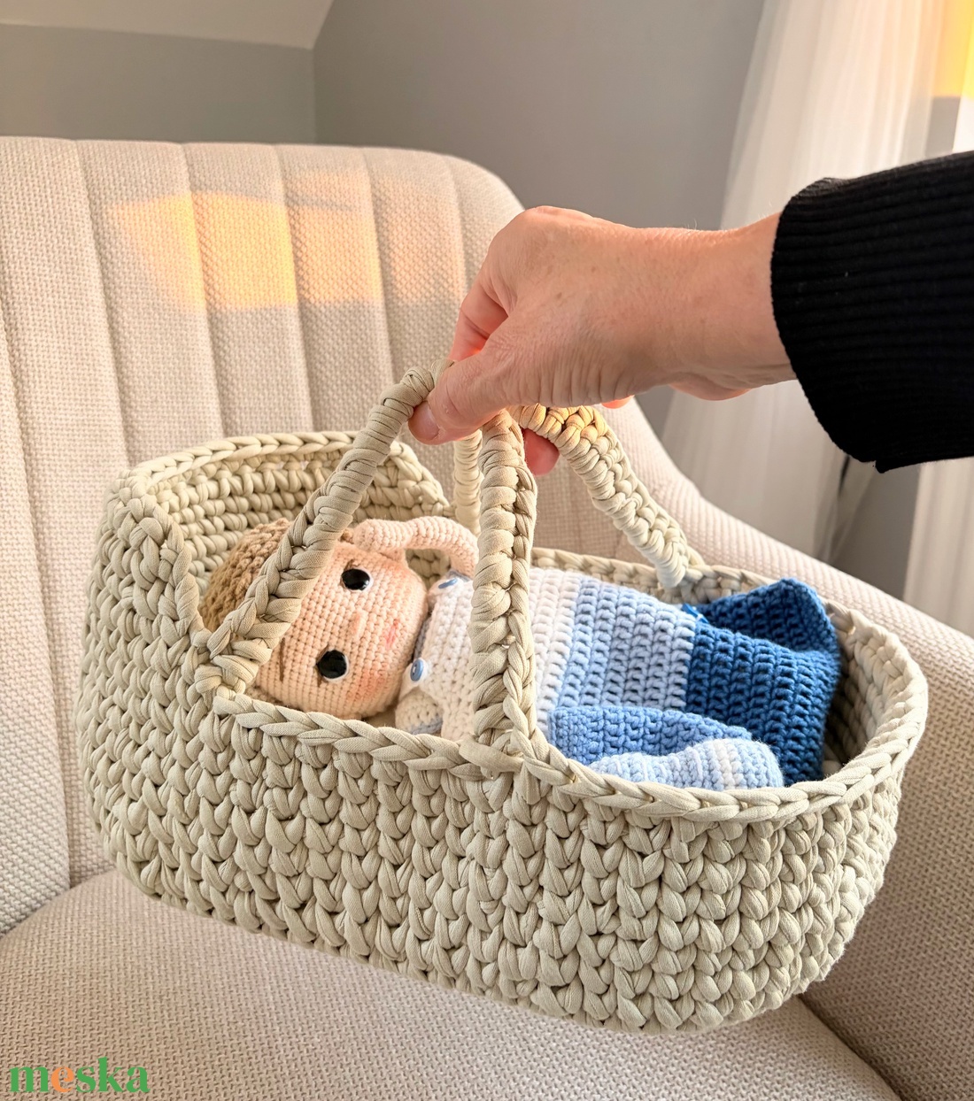 Amigurumi Horgolt baby - játék & sport - baba & babaház - öltöztethető baba - Meska.hu