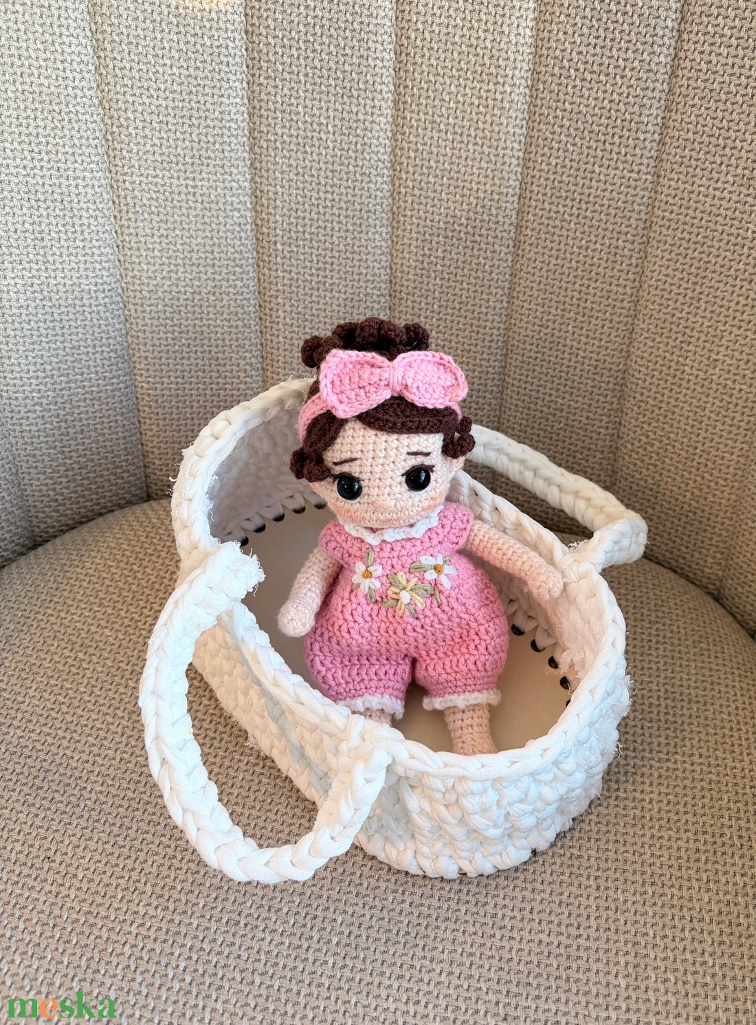 Amigurumi Mini baba - játék & sport - baba & babaház - öltöztethető baba - Meska.hu