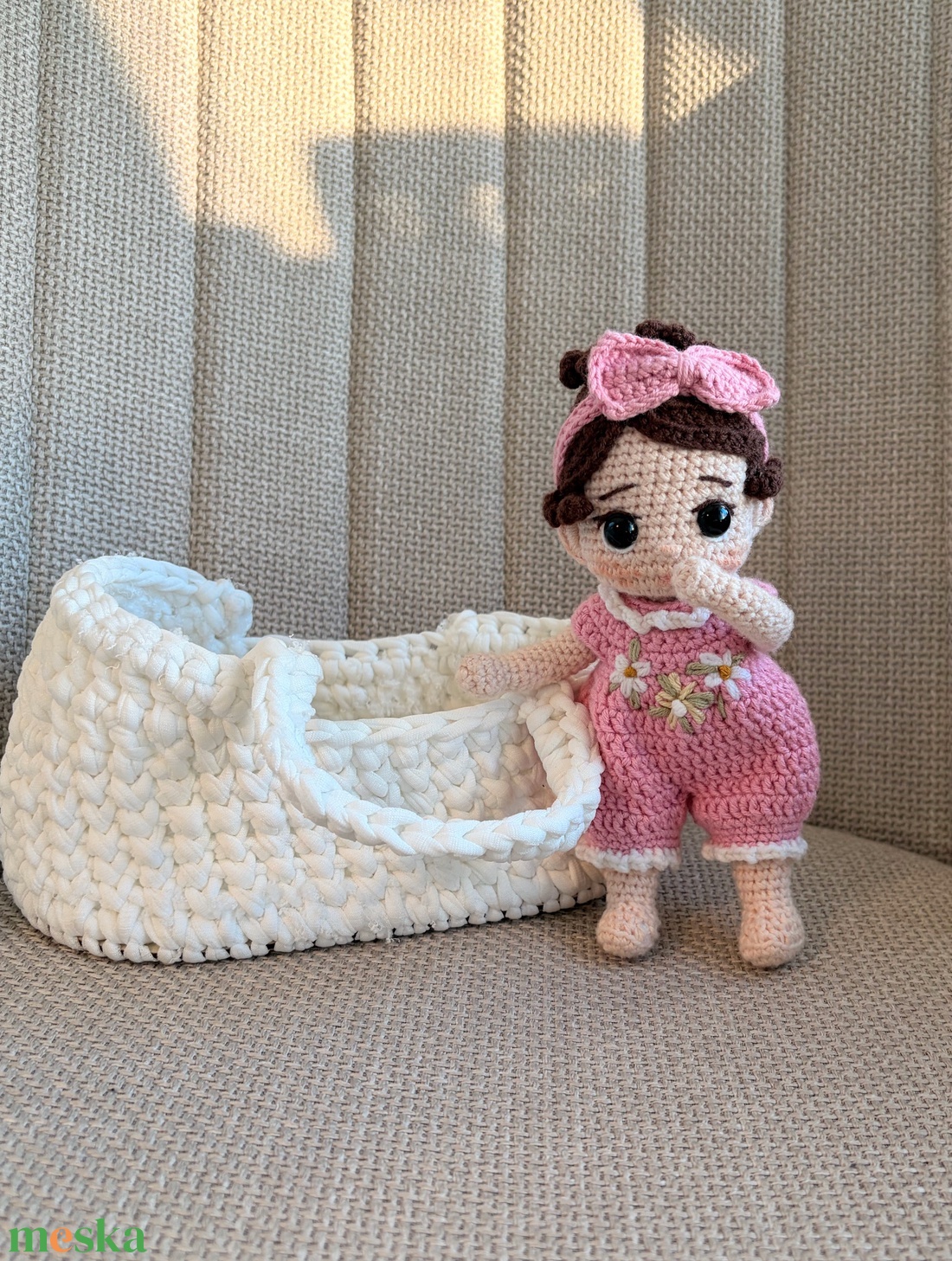 Amigurumi Mini baba - játék & sport - baba & babaház - öltöztethető baba - Meska.hu