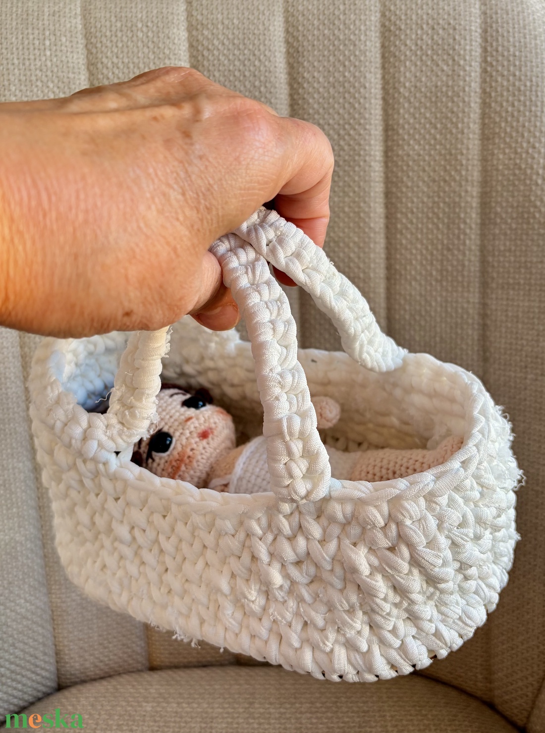 Amigurumi Mini baba - játék & sport - baba & babaház - öltöztethető baba - Meska.hu