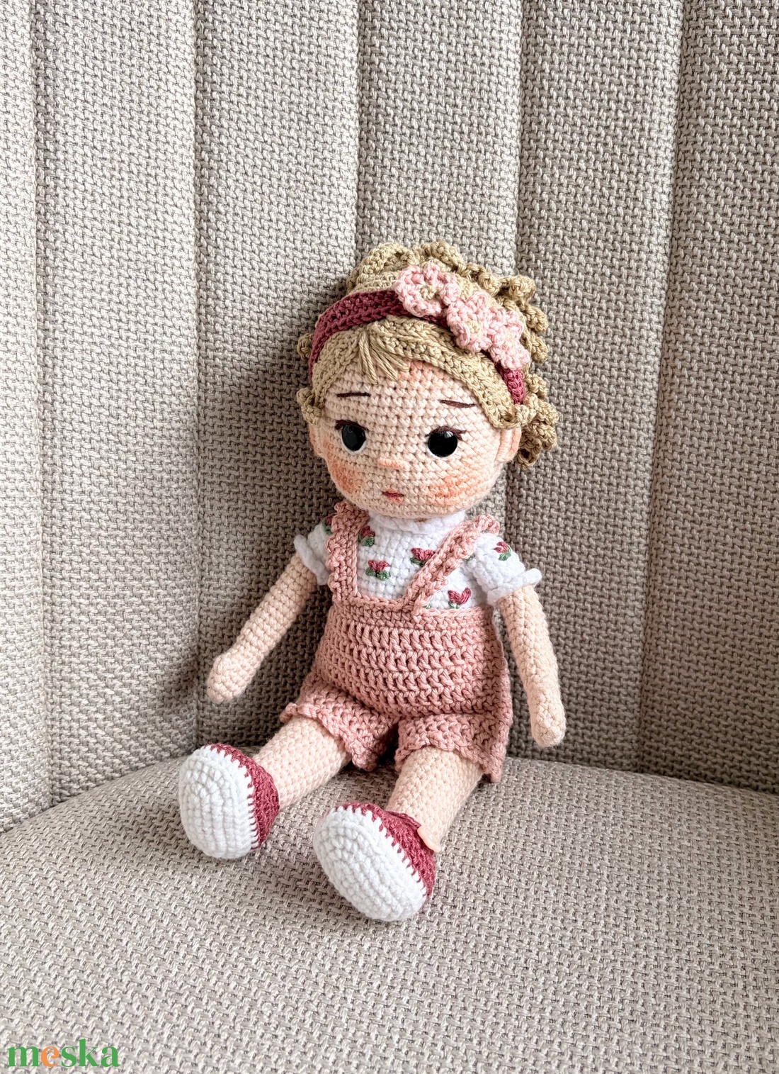 Amigurumi Zea baba  - játék & sport - baba & babaház - öltöztethető baba - Meska.hu