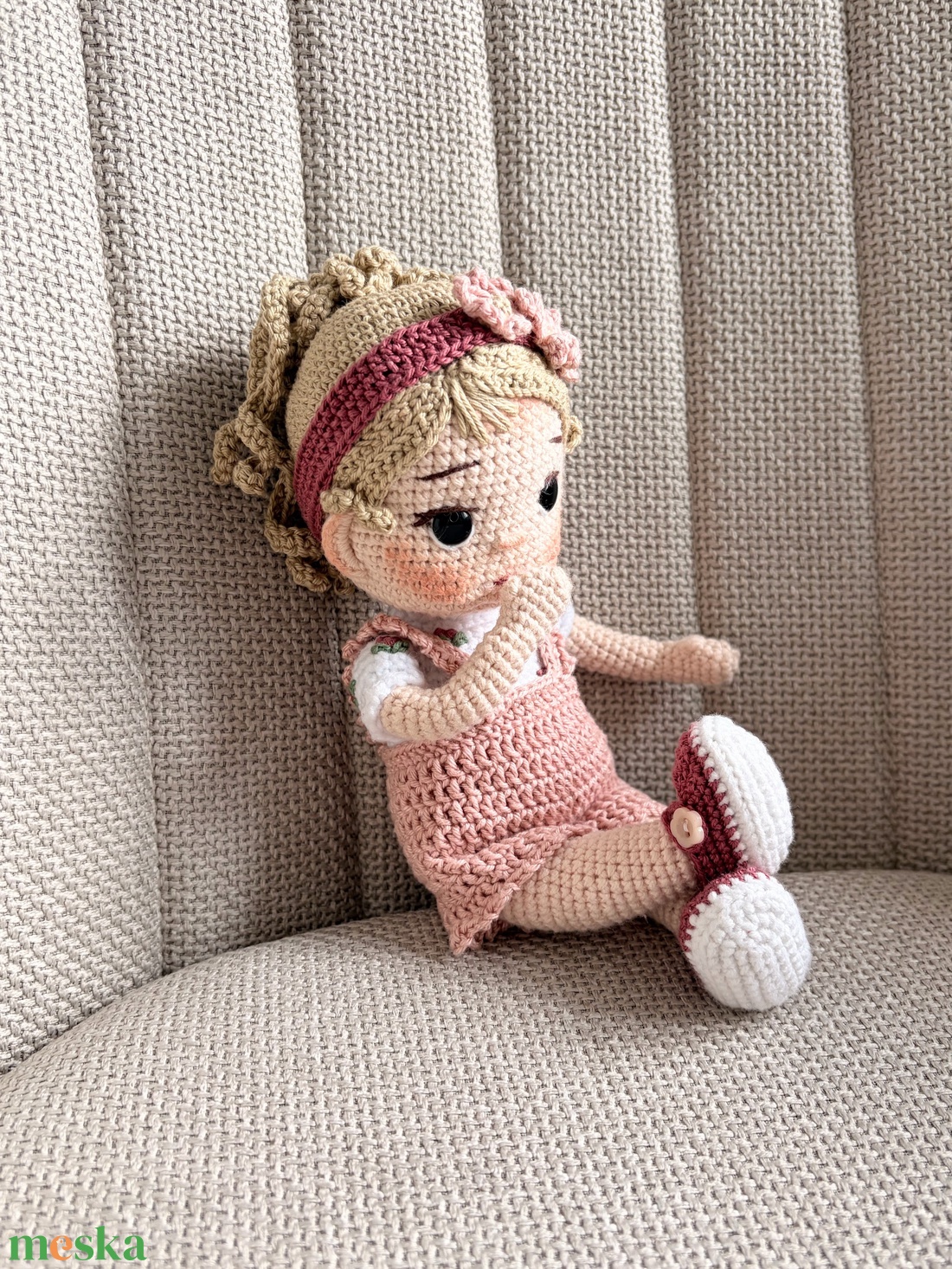 Amigurumi Zea baba  - játék & sport - baba & babaház - öltöztethető baba - Meska.hu