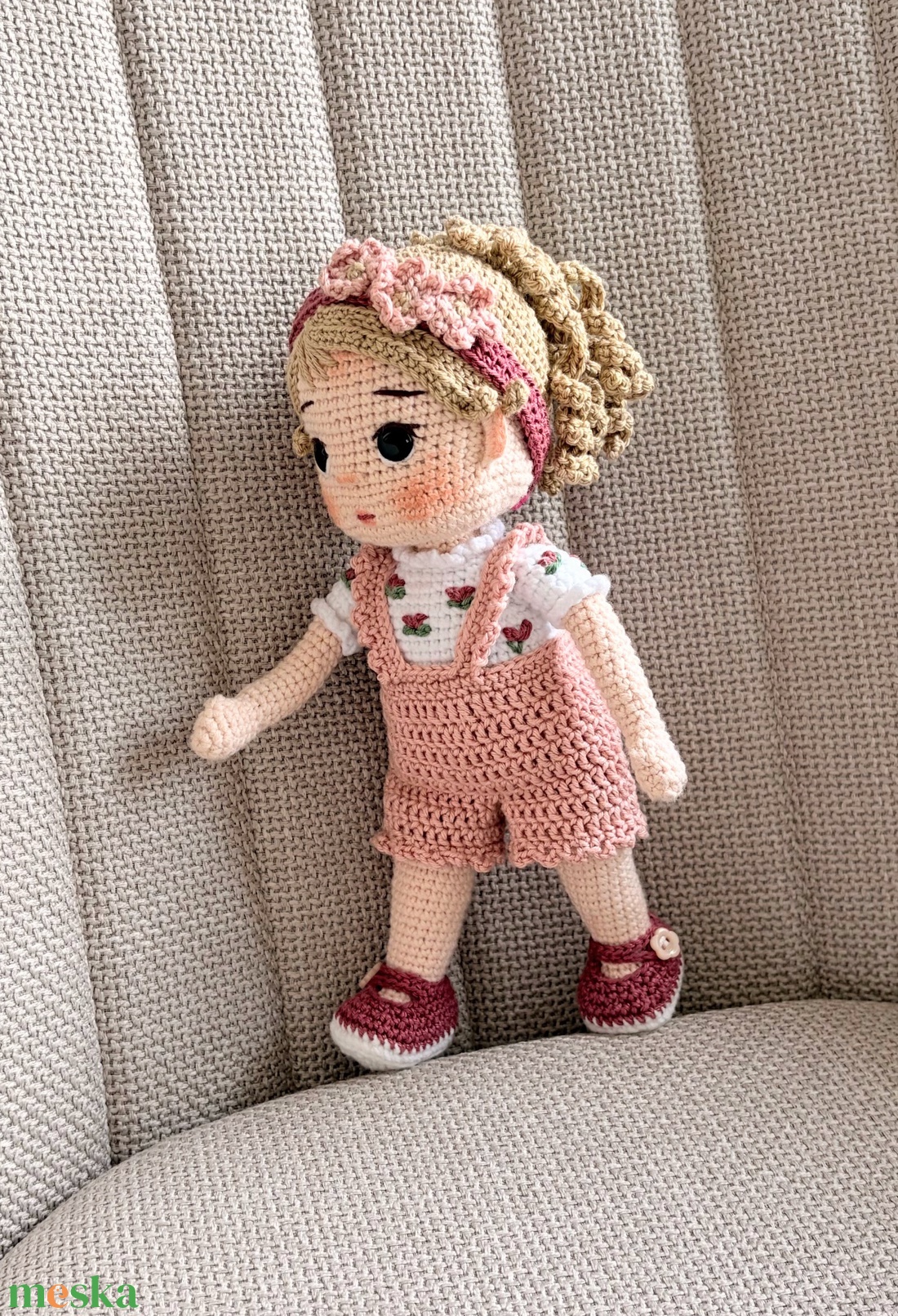 Amigurumi Zea baba  - játék & sport - baba & babaház - öltöztethető baba - Meska.hu