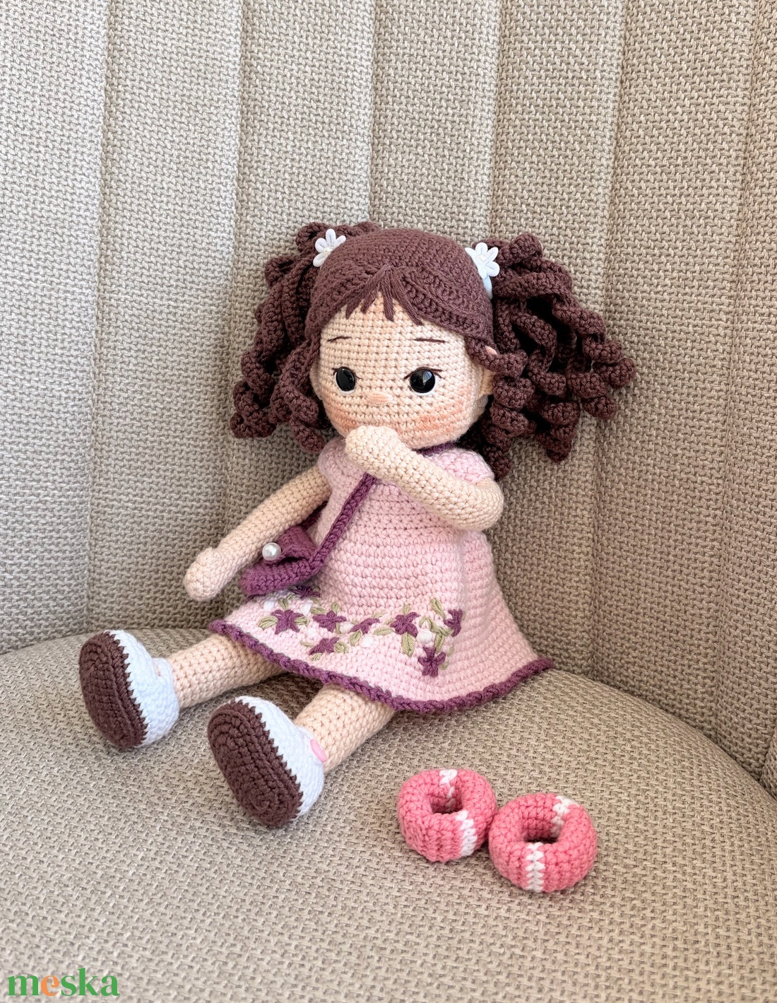 Amigurumi Zsófi baba - játék & sport - baba & babaház - öltöztethető baba - Meska.hu