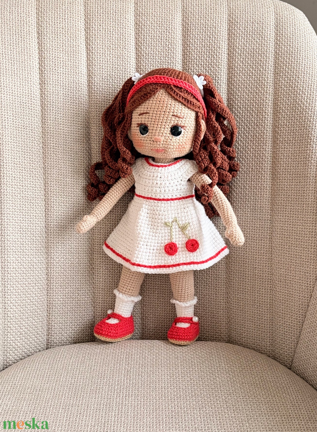 Amigurumi Sharon baba - játék & sport - baba & babaház - öltöztethető baba - Meska.hu