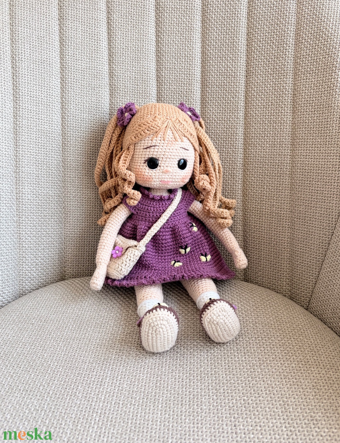 Amigurumi Lilla baba - játék & sport - baba & babaház - öltöztethető baba - Meska.hu