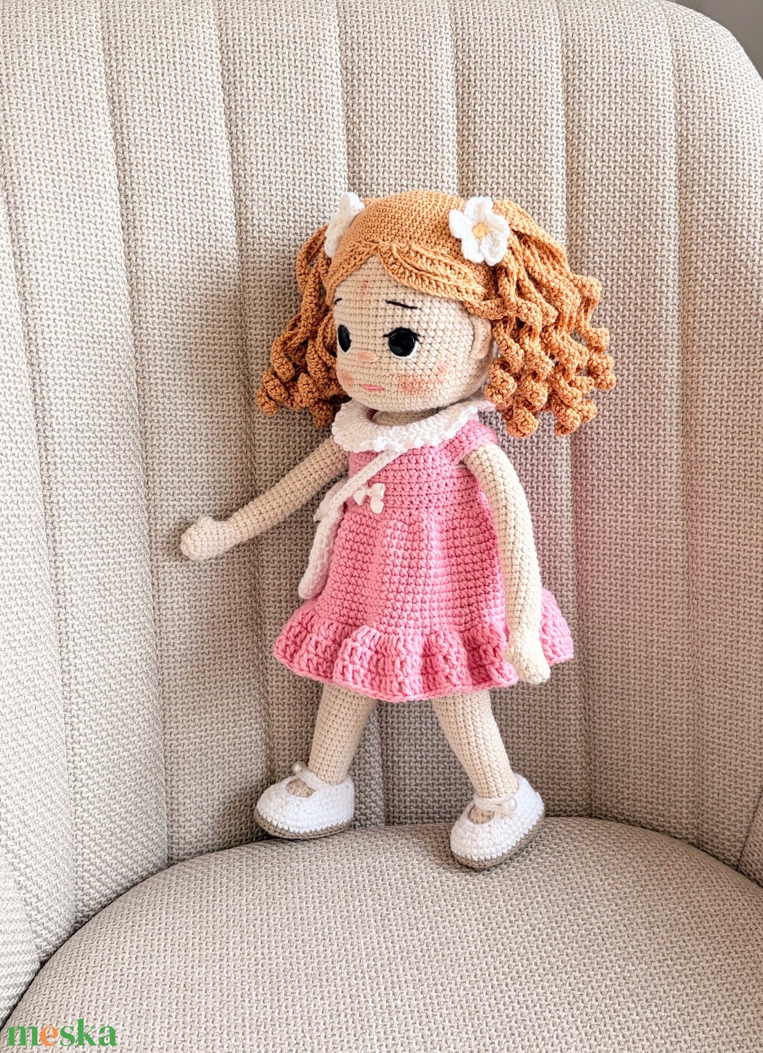 Amigurumi Amira baba - játék & sport - baba & babaház - öltöztethető baba - Meska.hu