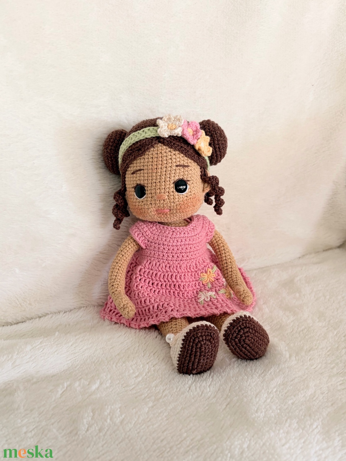 Amigurumi Marleen baba - játék & sport - baba & babaház - öltöztethető baba - Meska.hu