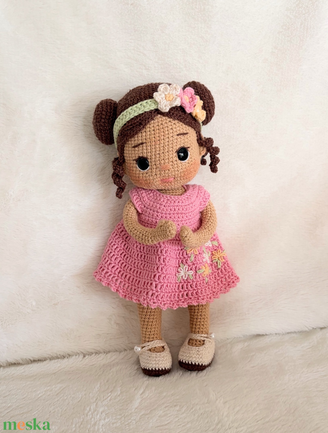 Amigurumi Marleen baba - játék & sport - baba & babaház - öltöztethető baba - Meska.hu