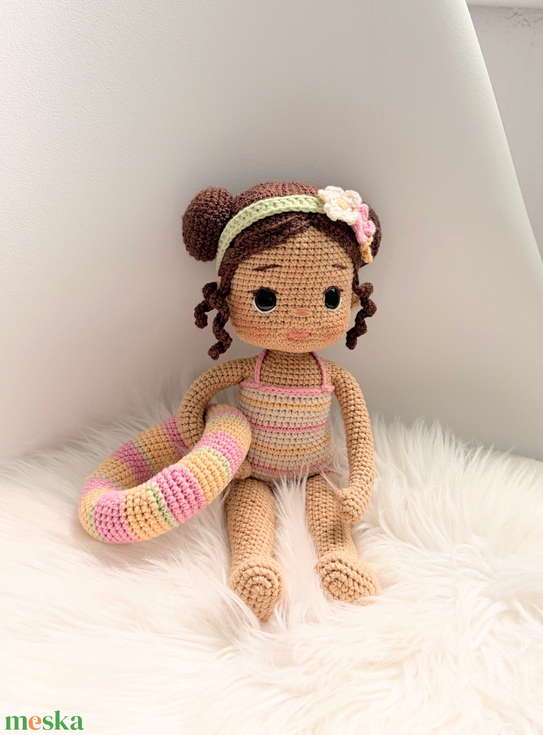 Amigurumi Marleen baba - játék & sport - baba & babaház - öltöztethető baba - Meska.hu