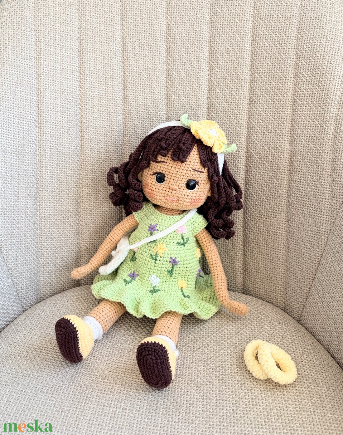 Amigurumi Vanessa baba - játék & sport - baba & babaház - öltöztethető baba - Meska.hu