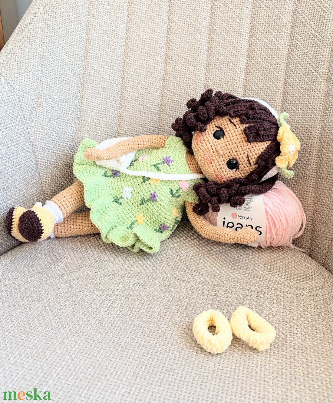 Amigurumi Vanessa baba - játék & sport - baba & babaház - öltöztethető baba - Meska.hu