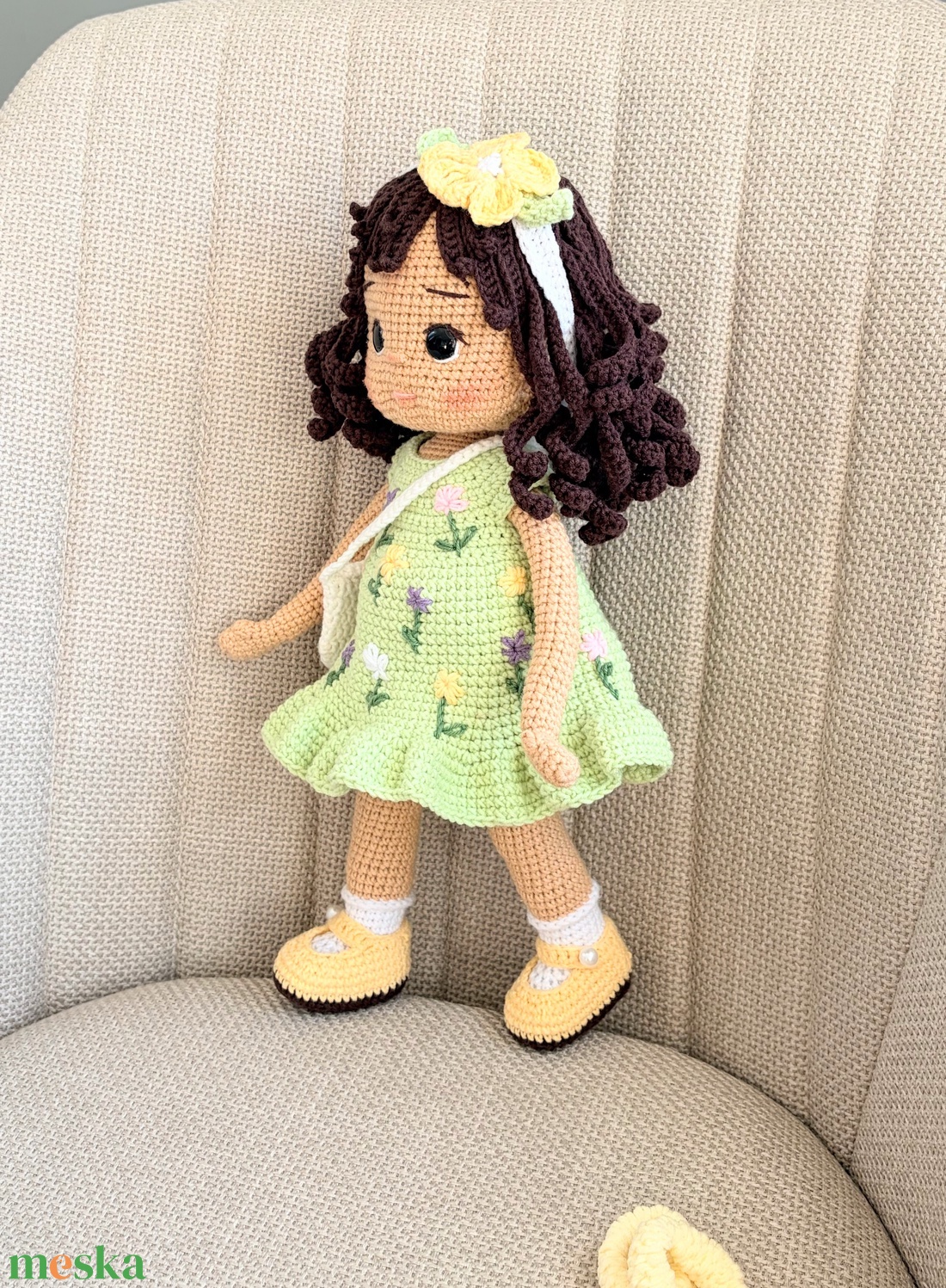 Amigurumi Vanessa baba - játék & sport - baba & babaház - öltöztethető baba - Meska.hu