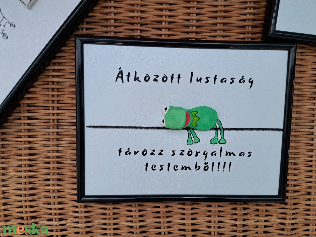 Mókás béka kép - otthon & életmód - dekoráció - kép & falikép - képkeret - Meska.hu Mókás béka kép - otthon & életmód - dekoráció - kép & falikép - képkeret - Meska.hu