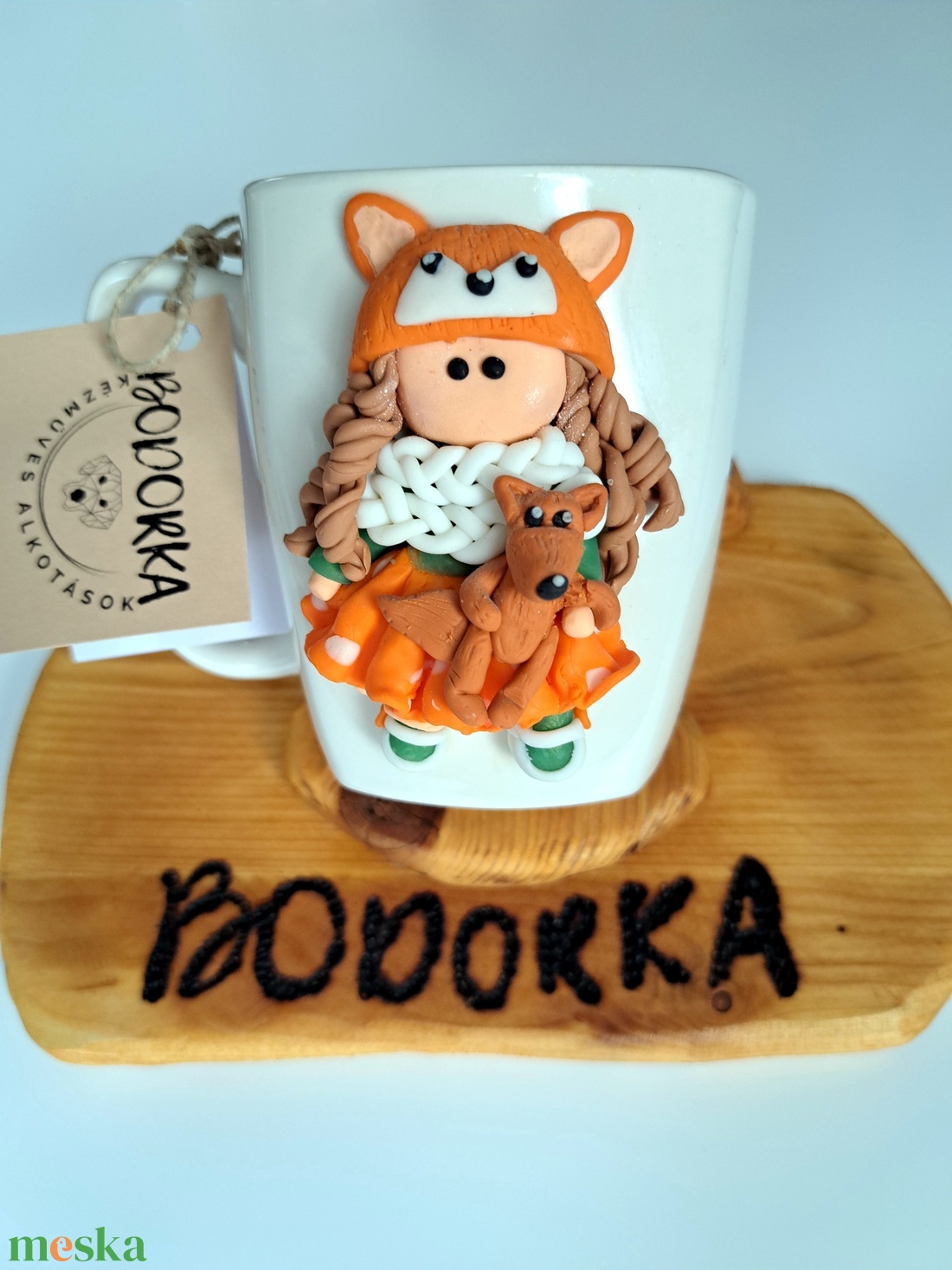 Róka lány bögre akciós termékkép 1