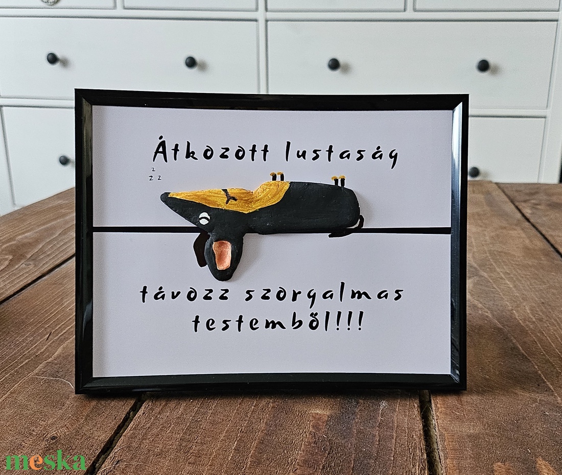 Vicces tacsi kép - otthon & életmód - dekoráció - kép & falikép - képkeret - Meska.hu