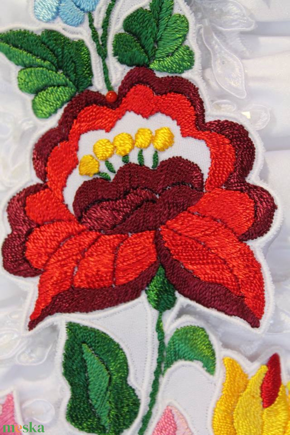 Kalocsai minta menyasszonyi ruhára /díszítősáv/ - esküvő - ruha - menyasszonyi ruha - Meska.hu Kalocsai minta menyasszonyi ruhára /díszítősáv/ - esküvő - ruha - menyasszonyi ruha - Meska.hu