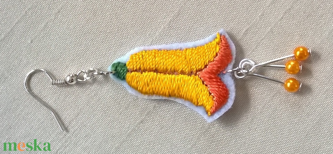 Harangvirág - ékszer - fülbevaló - lógó fülbevaló - Meska.hu