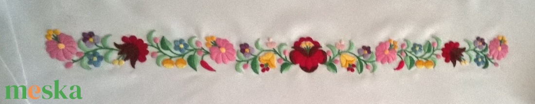 Kalocsai mintás öv - esküvő - kiegészítők - öv & pánt - Meska.hu