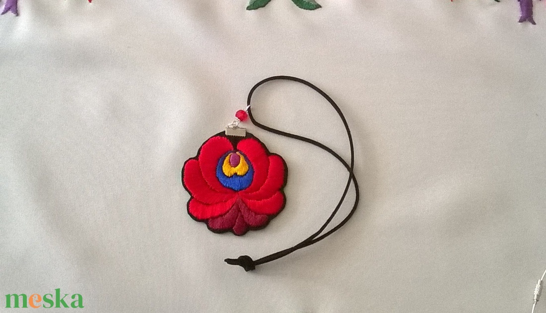 Matyó nyaklánc - ékszer - nyaklánc - medálos nyaklánc - Meska.hu