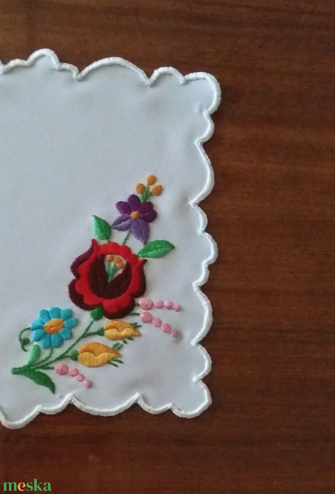 Kalocsai terítő - otthon & életmód - dekoráció - asztal és polc dekoráció - asztaldísz - Meska.hu