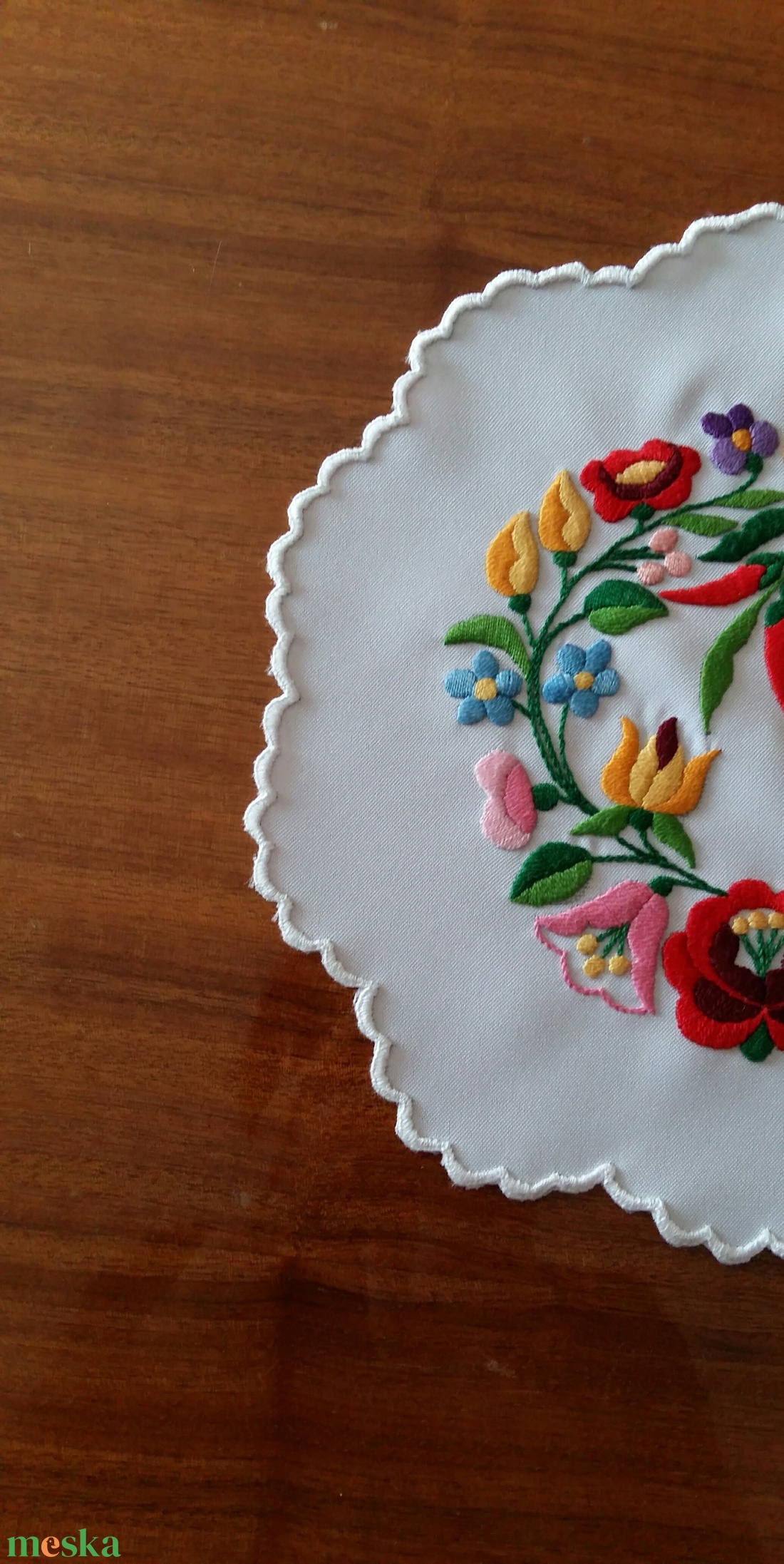 Kalocsai terítő - otthon & életmód - dekoráció - asztal és polc dekoráció - asztaldísz - Meska.hu