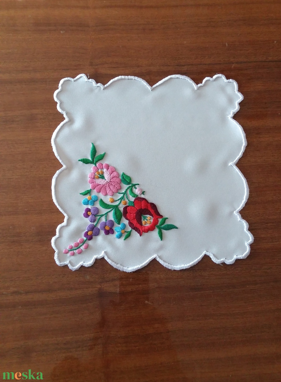 Kalocsai kis terítő - otthon & életmód - dekoráció - asztal és polc dekoráció - asztaldísz - Meska.hu