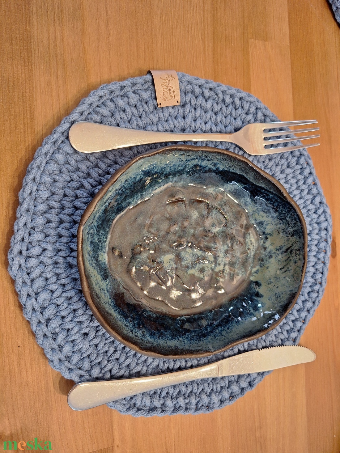 Horgolt tányéralátét - otthon & életmód - konyhafelszerelés, tálalás - tálalás - tányér- és poháralátét - Meska.hu