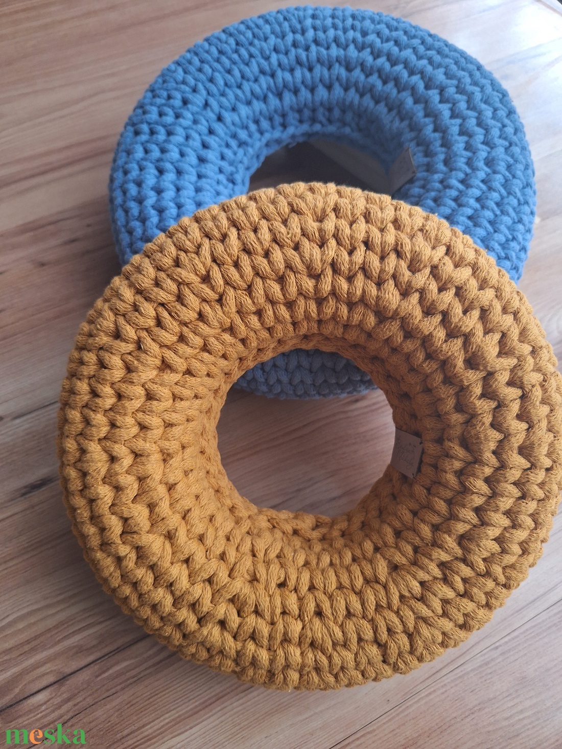 Horgolt koszorú alap - kellékek & szerszámok - dekorációs kellékek - koszorú, koszorúalap - Meska.hu