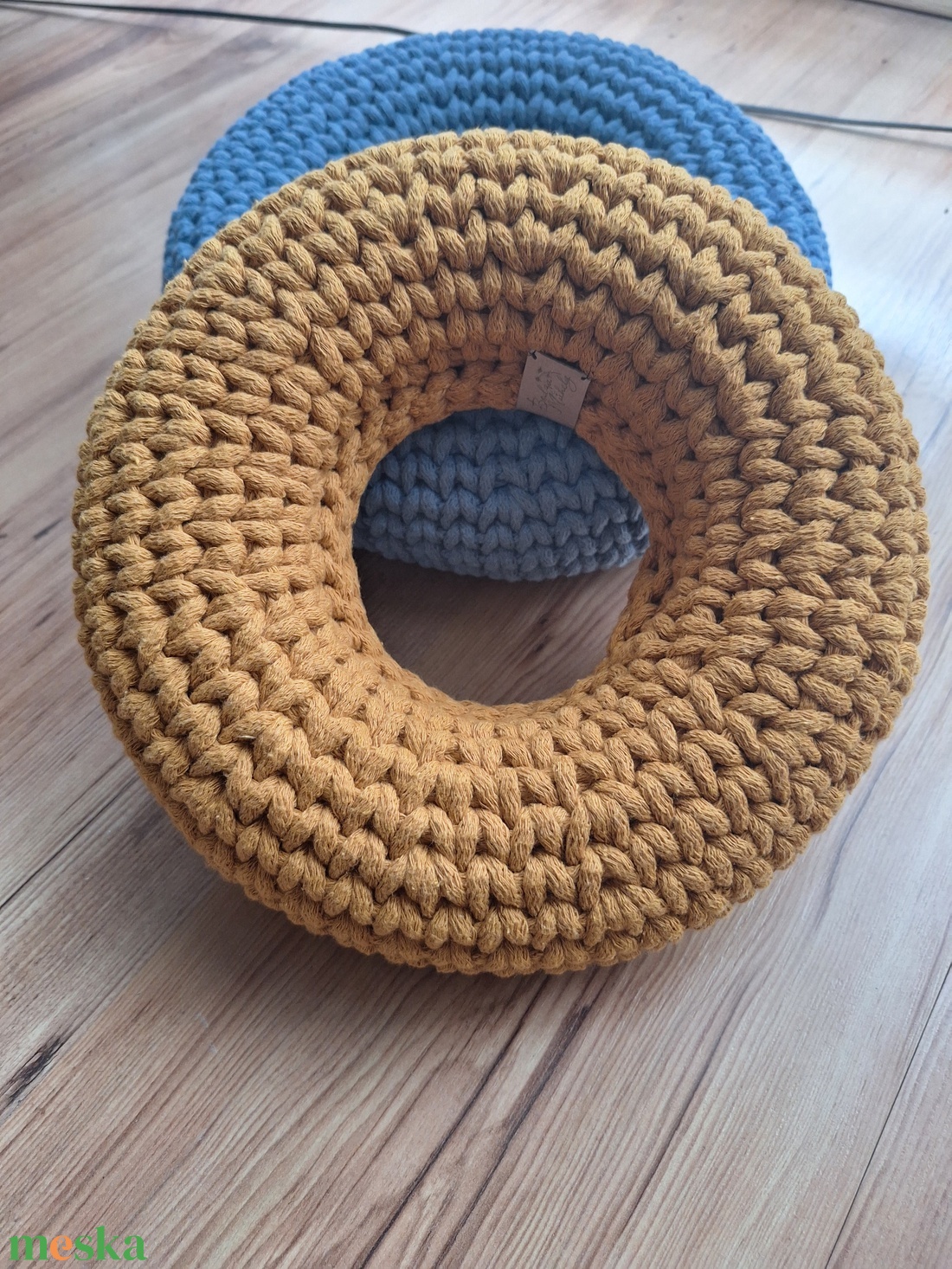 Horgolt koszorú alap - kellékek & szerszámok - dekorációs kellékek - koszorú, koszorúalap - Meska.hu