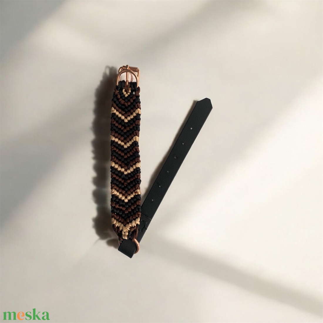 BROWNIE Nyakörv - otthon & életmód - kisállatoknak - kutyáknak - kutya nyakörv - Meska.hu