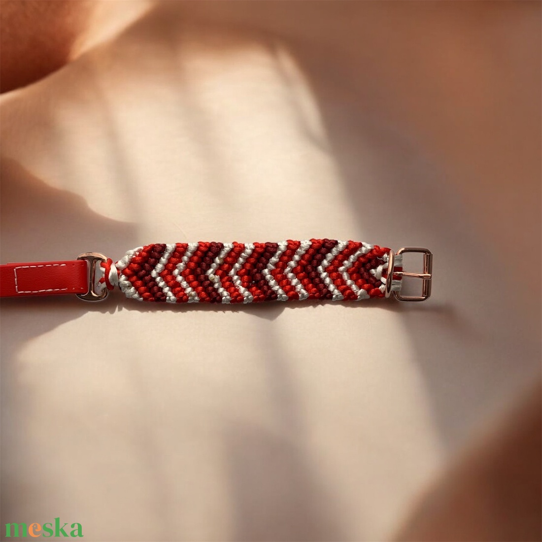 ROSSO Nyakörv  - otthon & életmód - kisállatoknak - kutyáknak - kutya nyakörv - Meska.hu