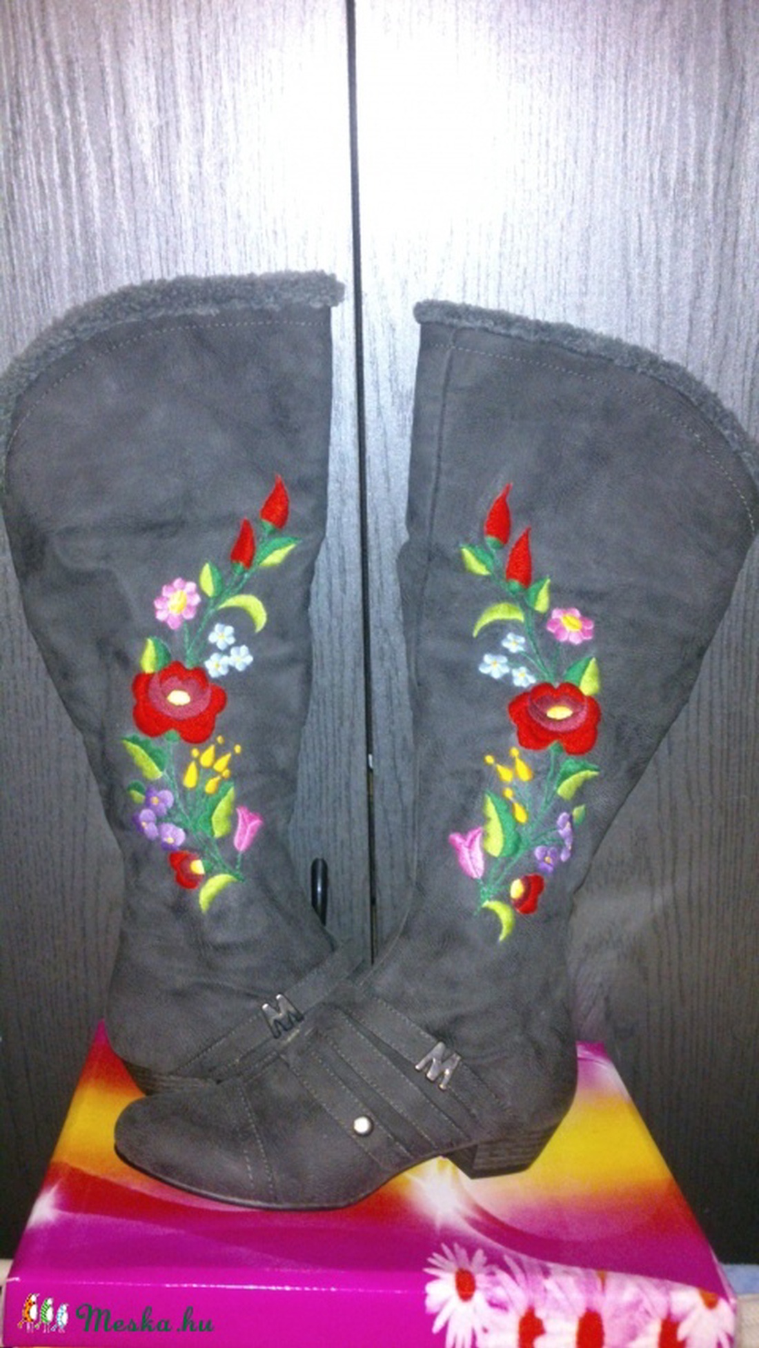 Kalocsai hímzett csizma -  - Meska.hu
