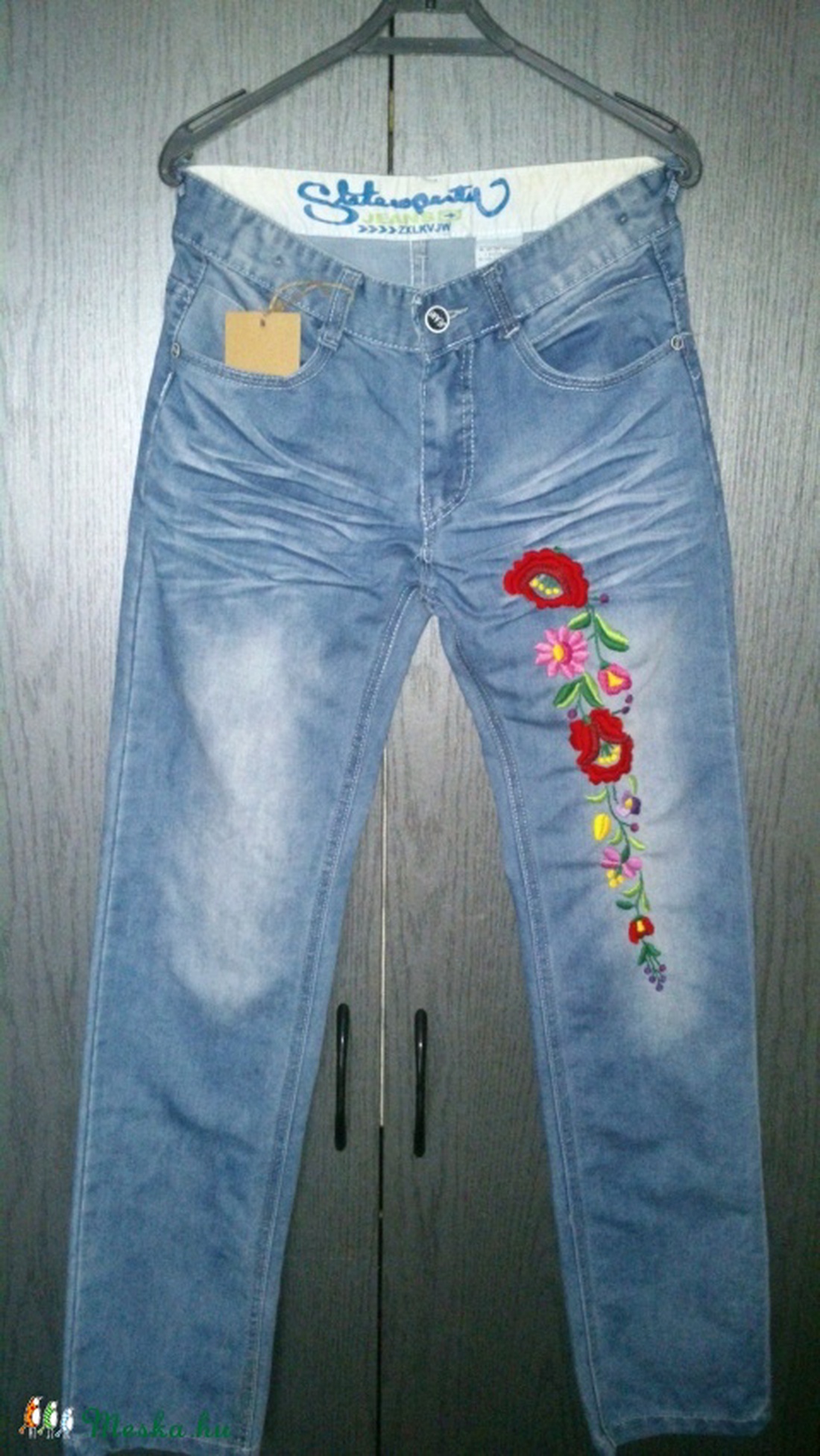 Kalocsai hímzett női farmer -  - Meska.hu