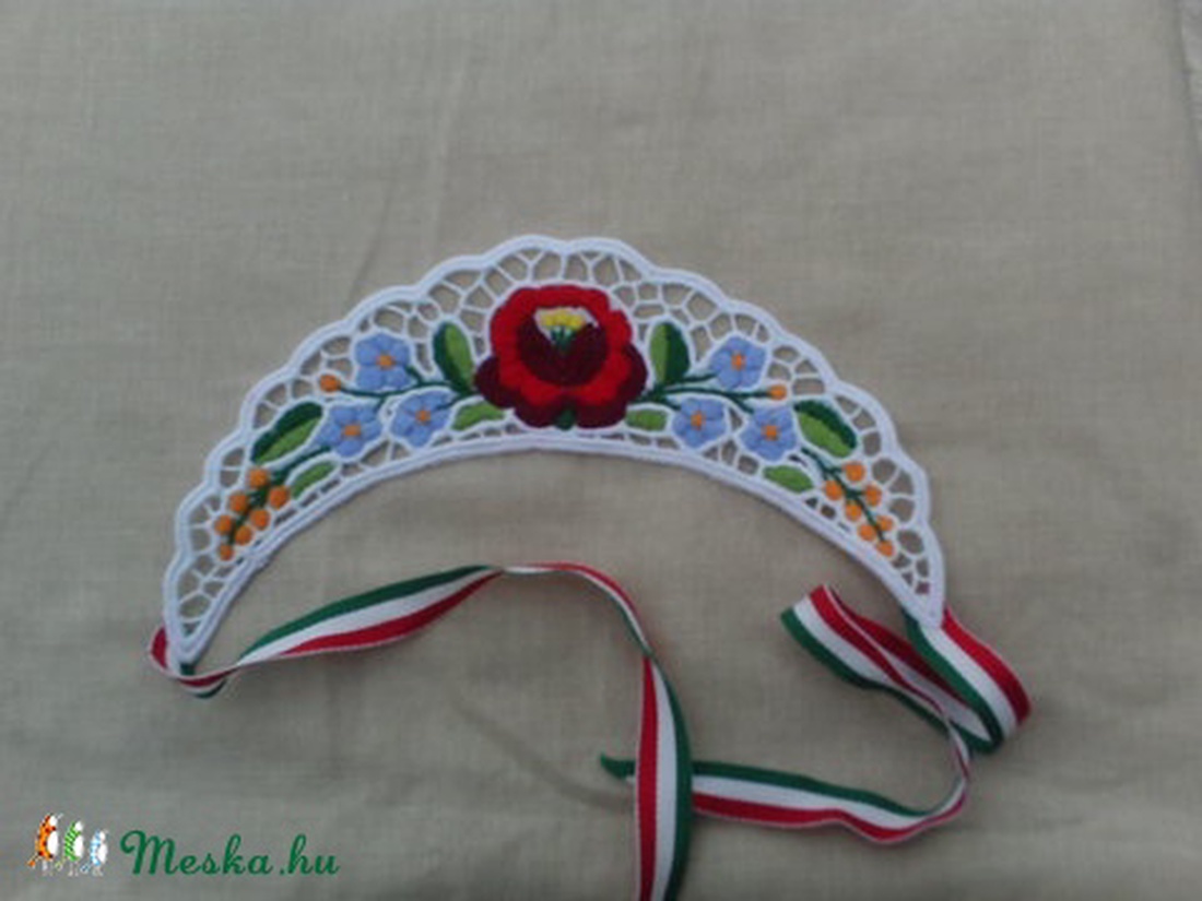 kalocsai párta, riseliős technikával -  - Meska.hu