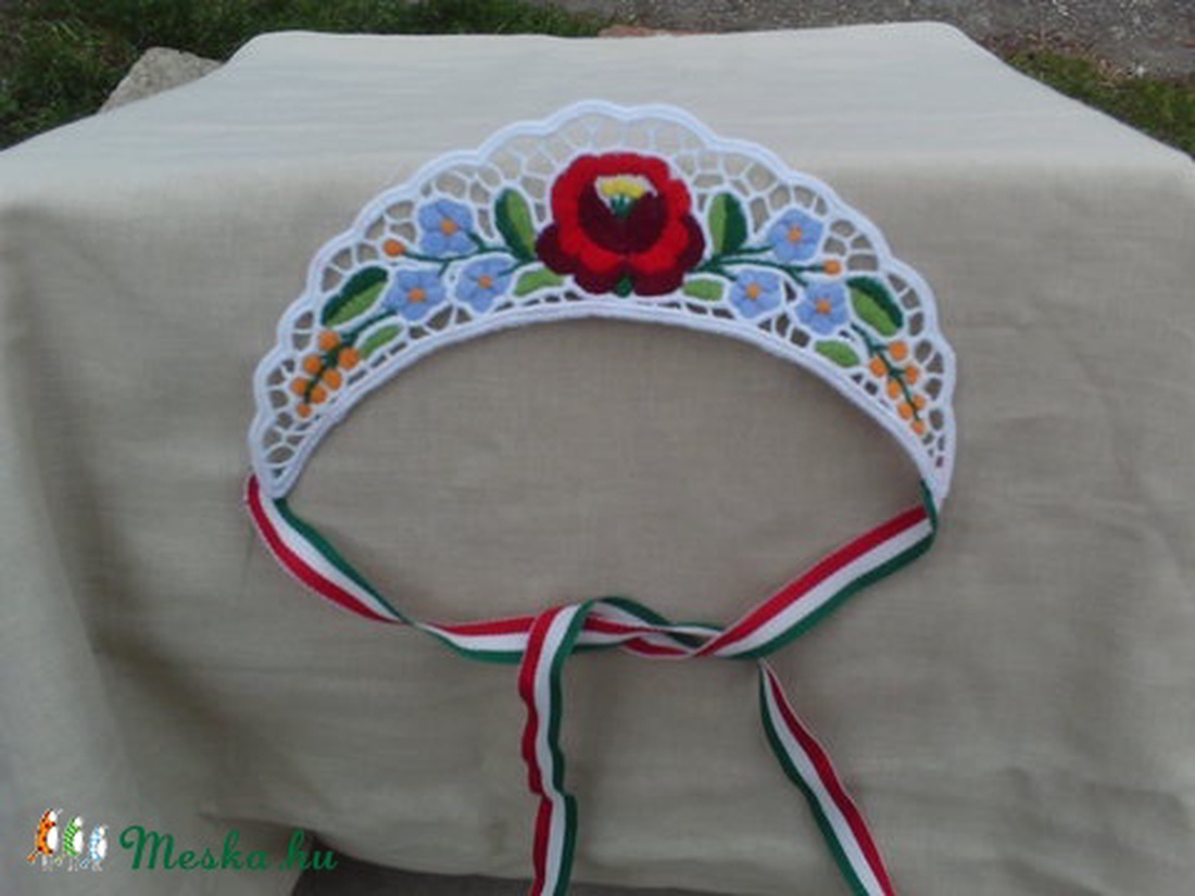 kalocsai párta, riseliős technikával -  - Meska.hu