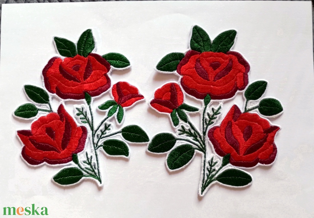 Kalocsai felvarrhato minta - diy (csináld magad) - egységcsomag - Meska.hu