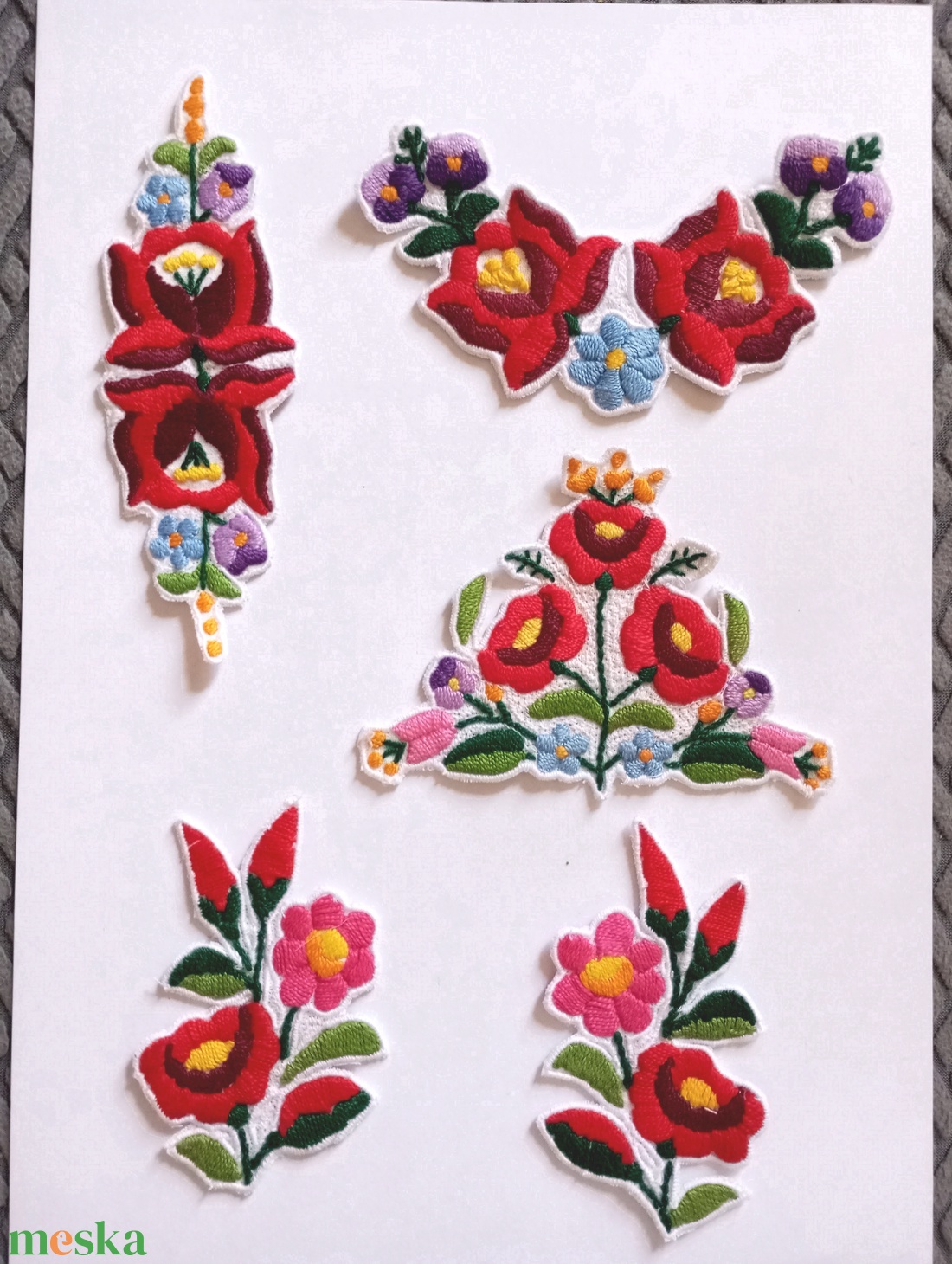 Kalocsai felvarrhato minta - diy (csináld magad) - egységcsomag - Meska.hu Kalocsai felvarrhato minta - diy (csináld magad) - egységcsomag - Meska.hu